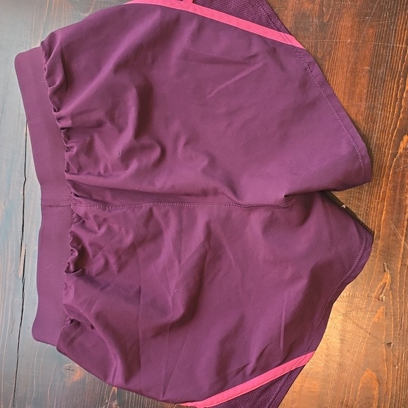 Under Armour Women's Purple Shorts - Picture 2 of 3